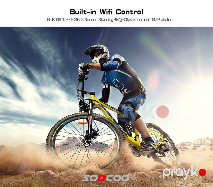 Action Camera Soocoo S20+ (4K) — Velosipedlər, Bakı (9)