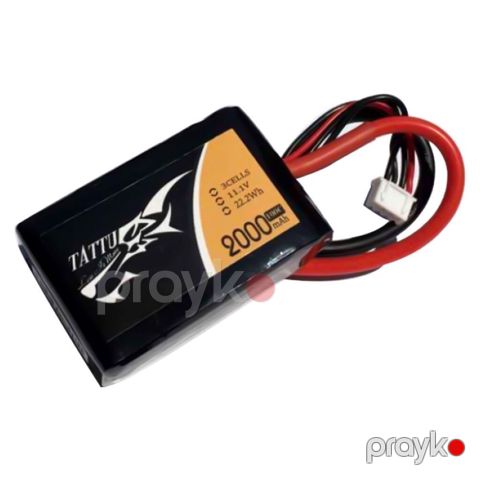 11.1V 2000mAh 100C Li-Po Batareya Sumo Robot və Xətt İzləyən — Bakı