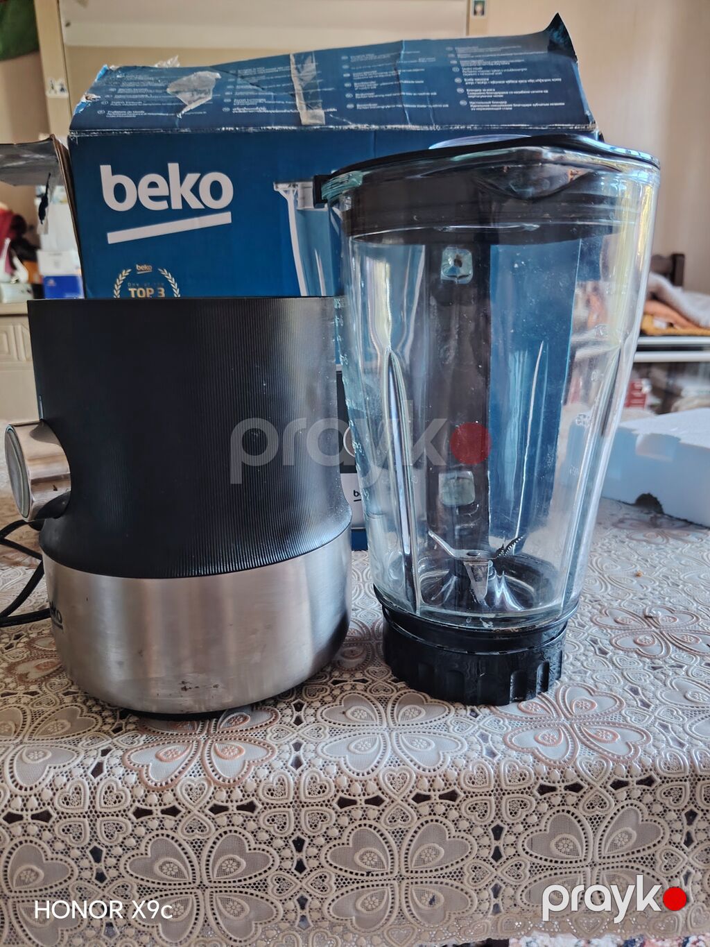 Beko blender - 1,5 l şüşə qab: ölçü cizgiləri ilə, qoxu və dad — Blenderlər, xırdalayanlar və mikserlər, Sumqayıt (5)