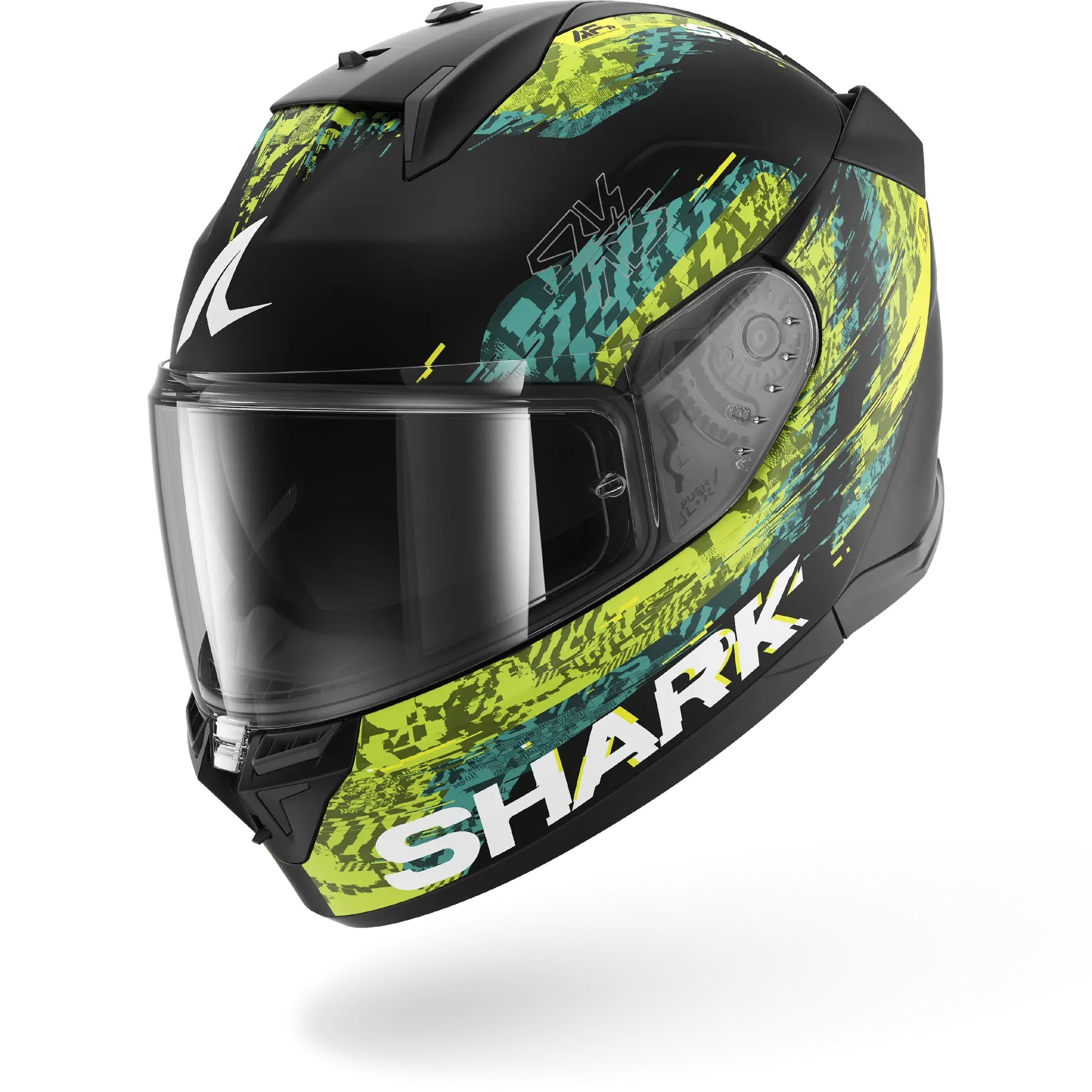 Dəbilqə Shark D-skwal 3 Speed-vıb Mat Black Green Blue, XL (HE0909EKGBXL) — Bakı