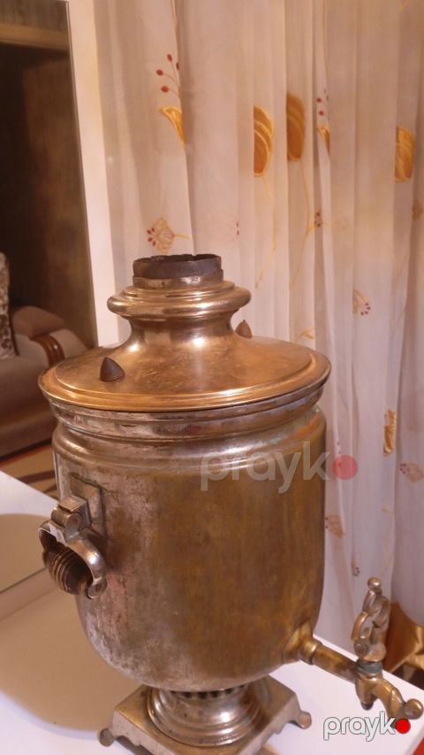 Qədim samovar, 1890 il, Latun — Sumqayıt