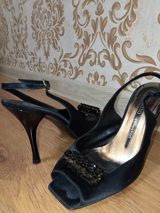 Brend: Poletto Collection Model: Qadın açıq burunlu slingback tufli — Tamilla