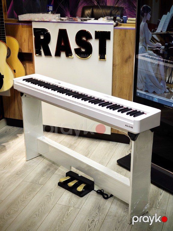 Elektro piano "Allegro, AG -5188 White Folding Piano" — Musiqiə alətləri, Bakı (9)