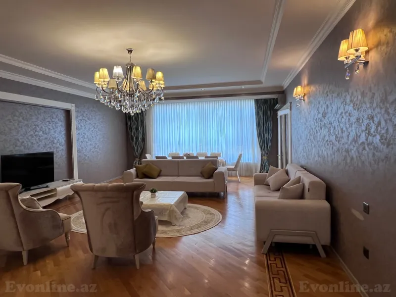 Kirayə verilir 3 otaqlı Mənzil Yeni tikili 170 m² Bakı, Nərimanov r., Nəriman Nərimanov m., N.Nərimanov pr — Mənzil, Bakı (2)