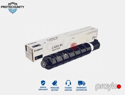 Canon C-EXV54 Black Original Toner Cartridge (1394C002) — Bakı