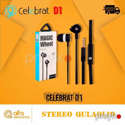 "Celebrat D1 Magic Wheel" Stereo qulaqlıq — Bakı