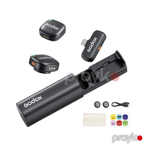Godox C01 kit 2 cüt naqilsiz mikrofon dəsti — Bakı