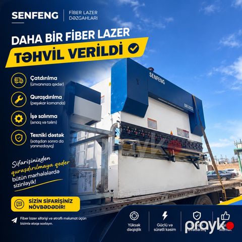 Fiber lazer dəzgahı — Bakı