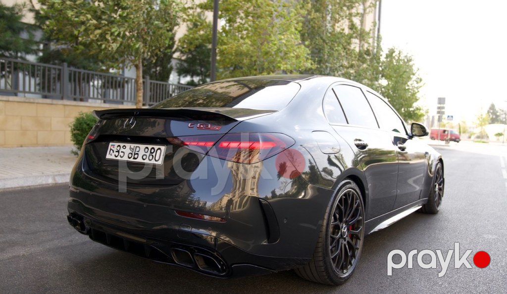Mercedes C 63 AMG S E Performance, 2.0 L, 6 kWh, 2024 il, 1 500 km — Avtomobillər, Bakı (5)