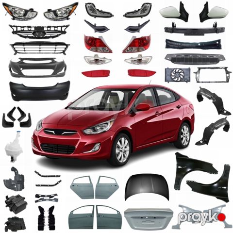 Hyundai Accent 2011 ön və arxa buferi — Bakı