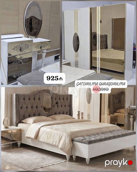 *925₼ Yataq destı* *Catdırlma quraşdırılma pulsuz* Dolap olculerı En — Bakı