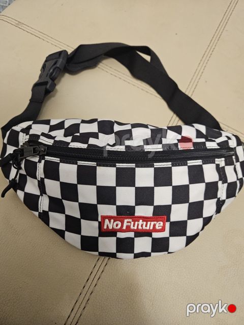 No Future bel çantası – checkerboard naxışlı — Masazır