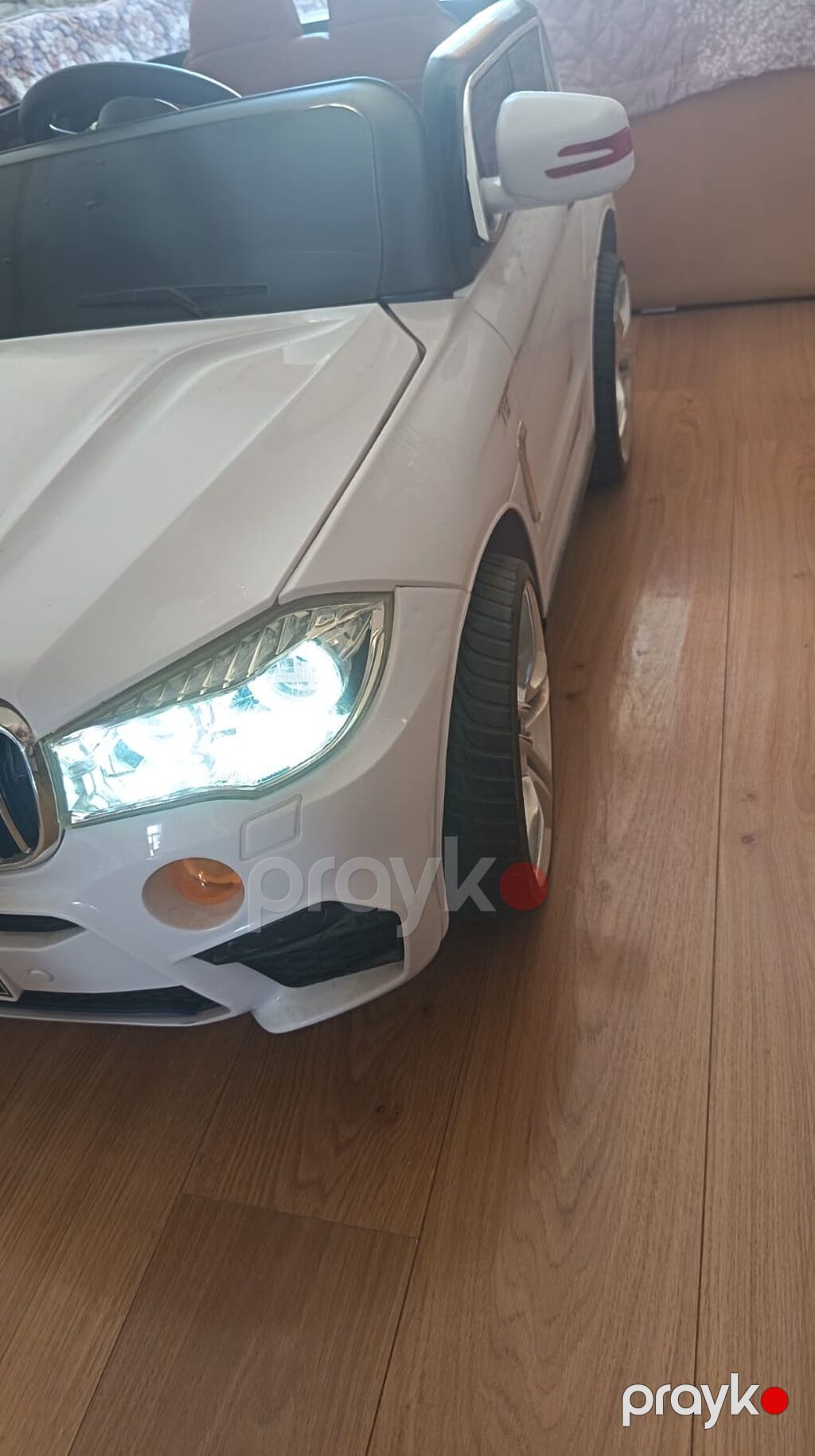 Uşaq üçün avtomobil – BMW üslublu, nömrə HJ-1588, arxa hissədə “X5 M” — Uşaq avtomobilləri, Bakı (4)
