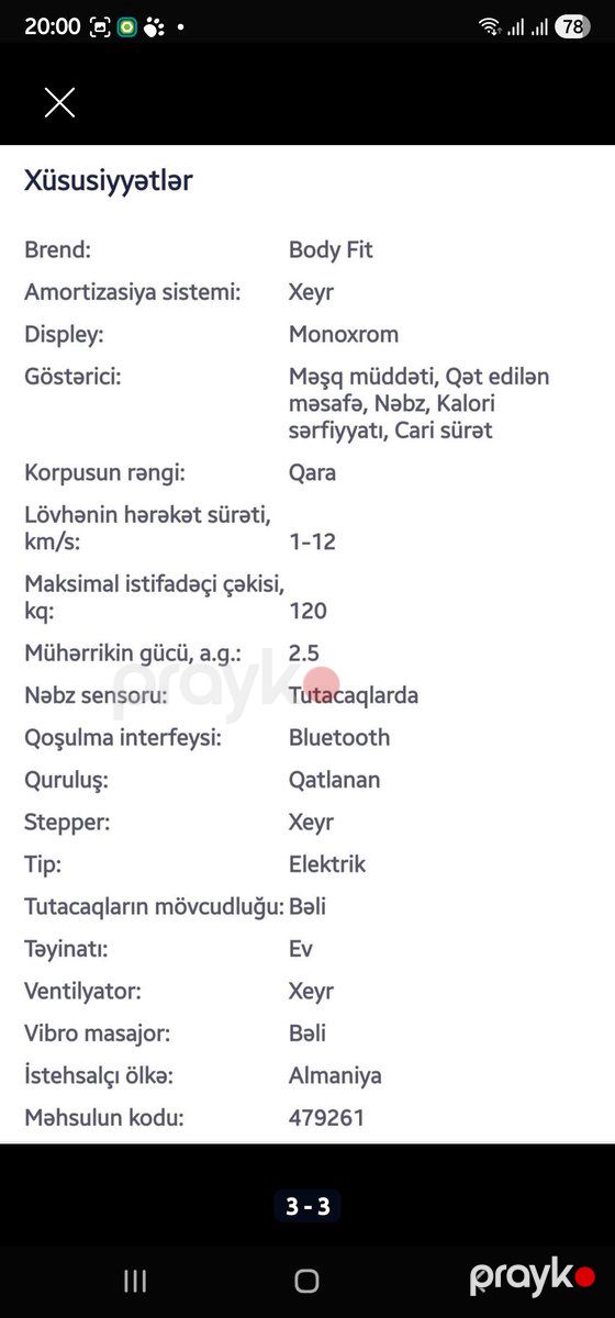Qaçış trenajoru — İdman, hobi, istirahət, Bakı (3)
