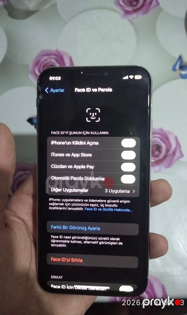 Apple iPhone X Silver 64GB/3GB — Smartfonlar, Bakı (4)