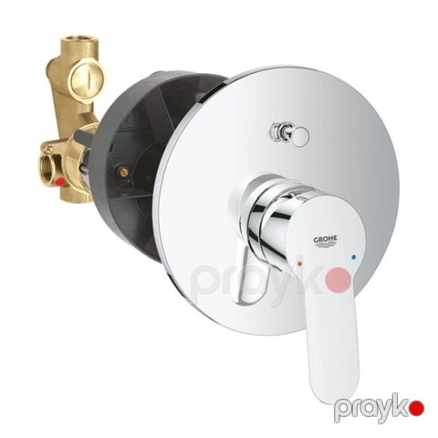 Grohe BauEdge 29079000 – Hamam üçün təkqollu qarışdırıcı kran Rəsmi — Bakı
