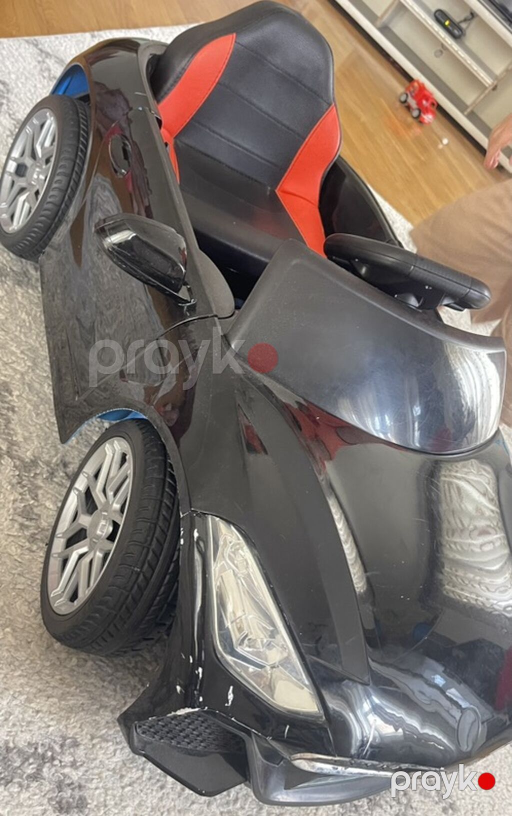Uşaq üçün elektrikli maşın – model 9188 - Rəng: qara, idman üslublu — Uşaq avtomobilləri, Bakı (3)