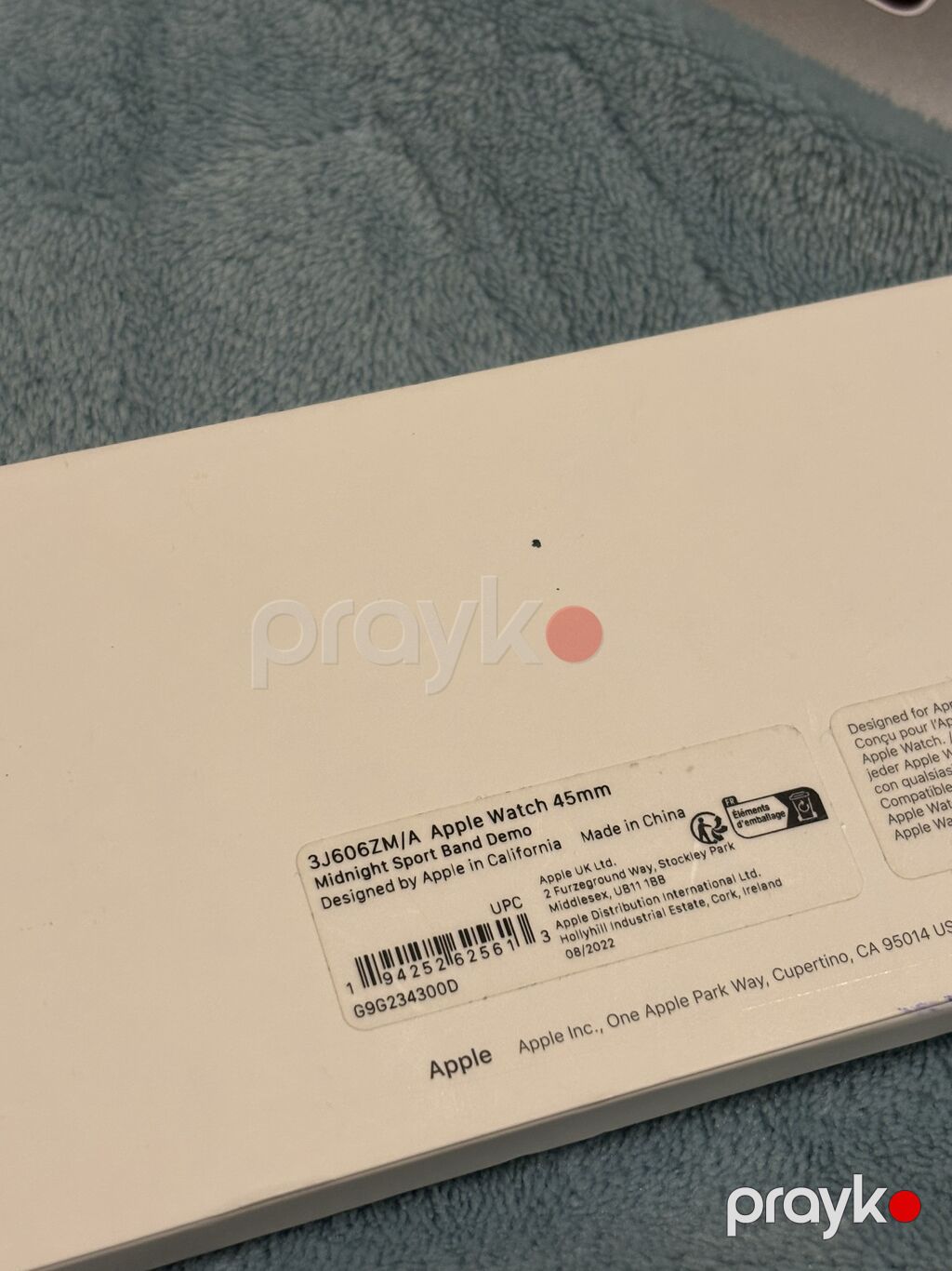 Təzə istifadə olunmamış Apple Watch 44/45/46mm üçün Midnight rəngli — Fitness biləkliklər, Digah (2)