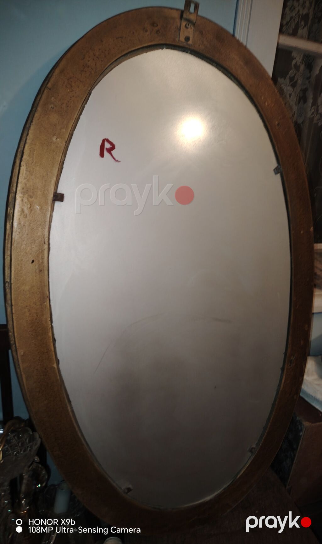 Güzgü Divar üçün, Oval, Dekorativ, Naxışlı — Aynalar, Gəncə (2)