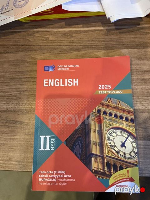Hər ikisi birlikde 10 manat Məhsul: Dövlət İmtahan Mərkəzi – English — Bakı