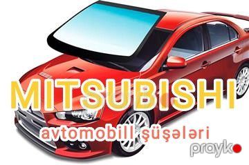 "Mitsubishi" on şüşələri — Bakı