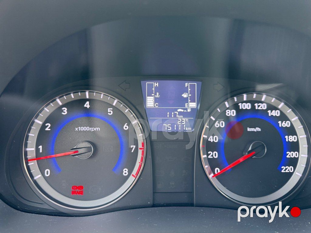 Hyundai Accent, 1.4 L, 2017 il, 75 100 km — Avtomobillər, Bakı (12)