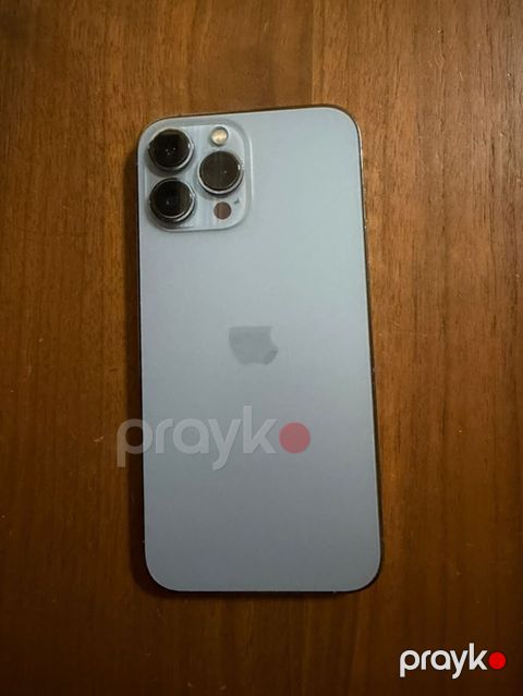 IPhone 13 Pro Max, 256 GB, Sierra Blue, Simsiz şarj, Face ID, Sənədlərlə — Bakı
