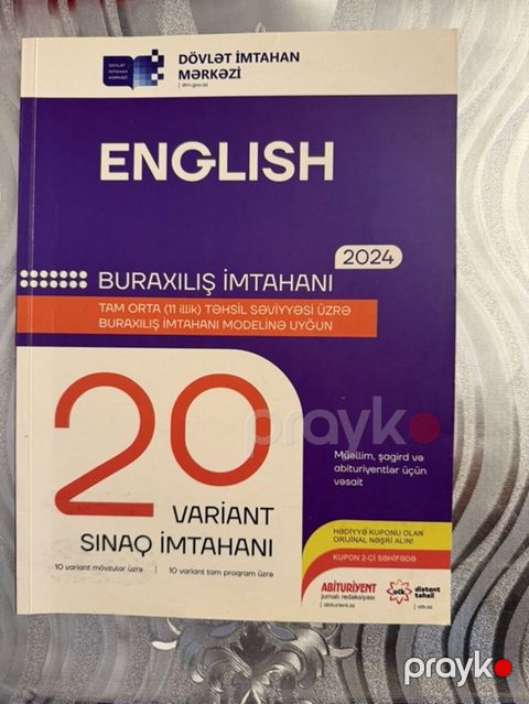 Məhsul: “English – Buraxılış İmtahanı 2024” (DİM) Xüsusiyyətlər — Bakı