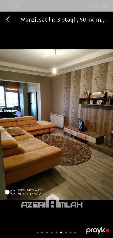 Satılır 3 otaqlı mənzil Binəqədi rayonu Bakı şəhəri, Gənclik, Azadlıq Prospekti — Mənzil, Bakı (3)