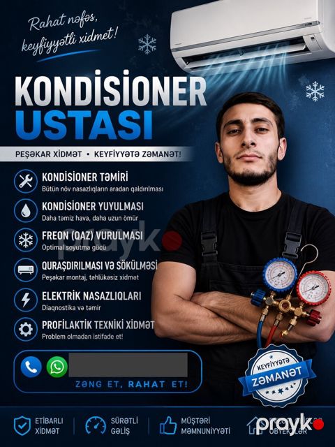 Kondisioner təmiri — Bakı