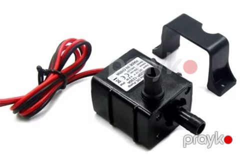 Fırçasız Mini Su Nasosu – QR30E 12V 240L/H Ultra səssiz, qalıcı — Bakı