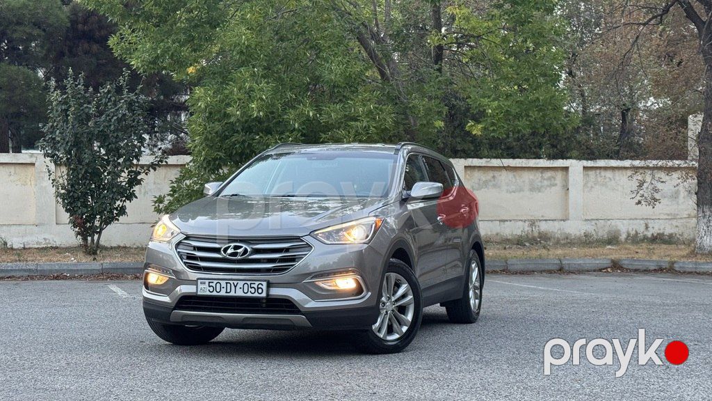 Hyundai Santa Fe, 2.0 L, 2018 il, 140 000 km — Avtomobillər, Bakı (6)