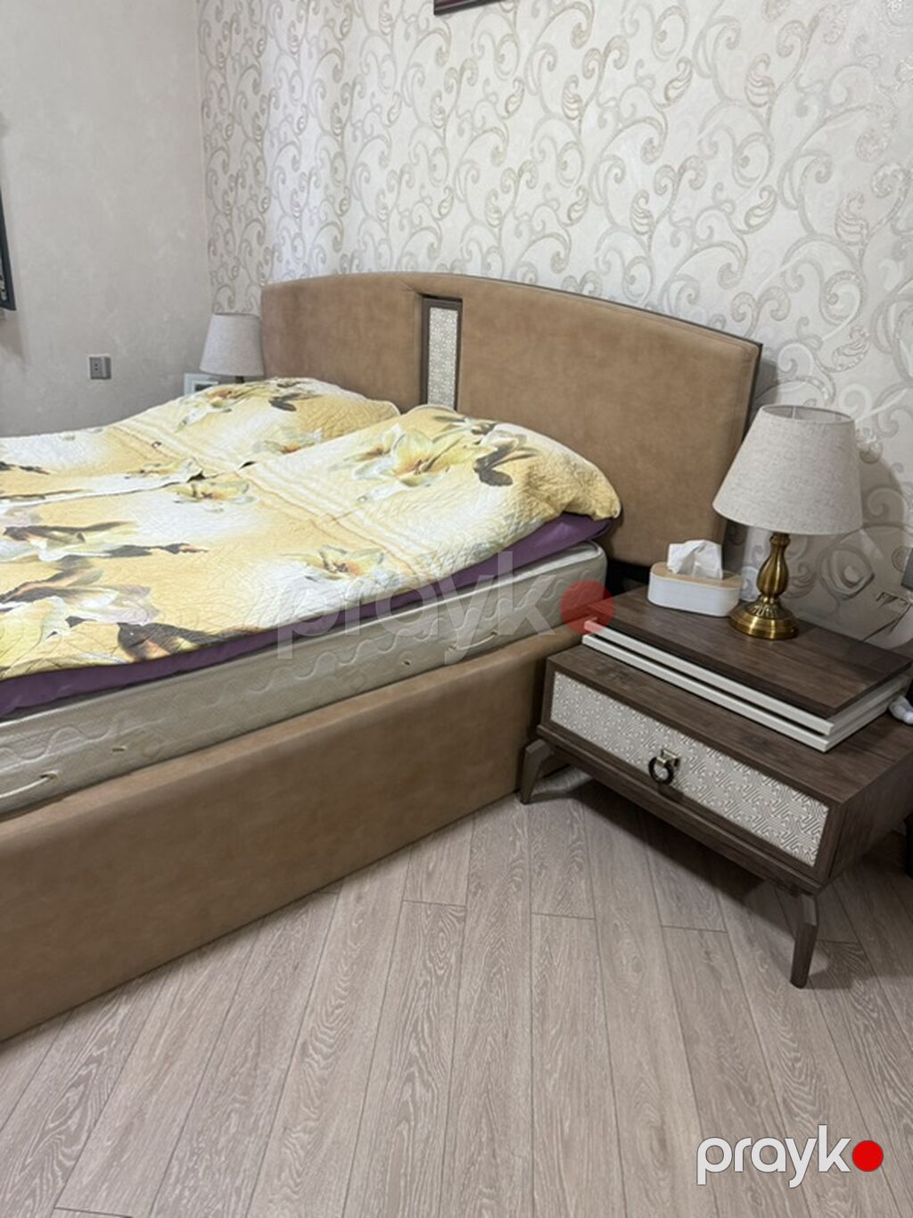 Yataq otağı dəsti - Dəst tərkibi: 1 ədəd iki nəfərlik çarpayı (yumşaq — Yataq otağı mobilya dəstləri, Masazır (3)