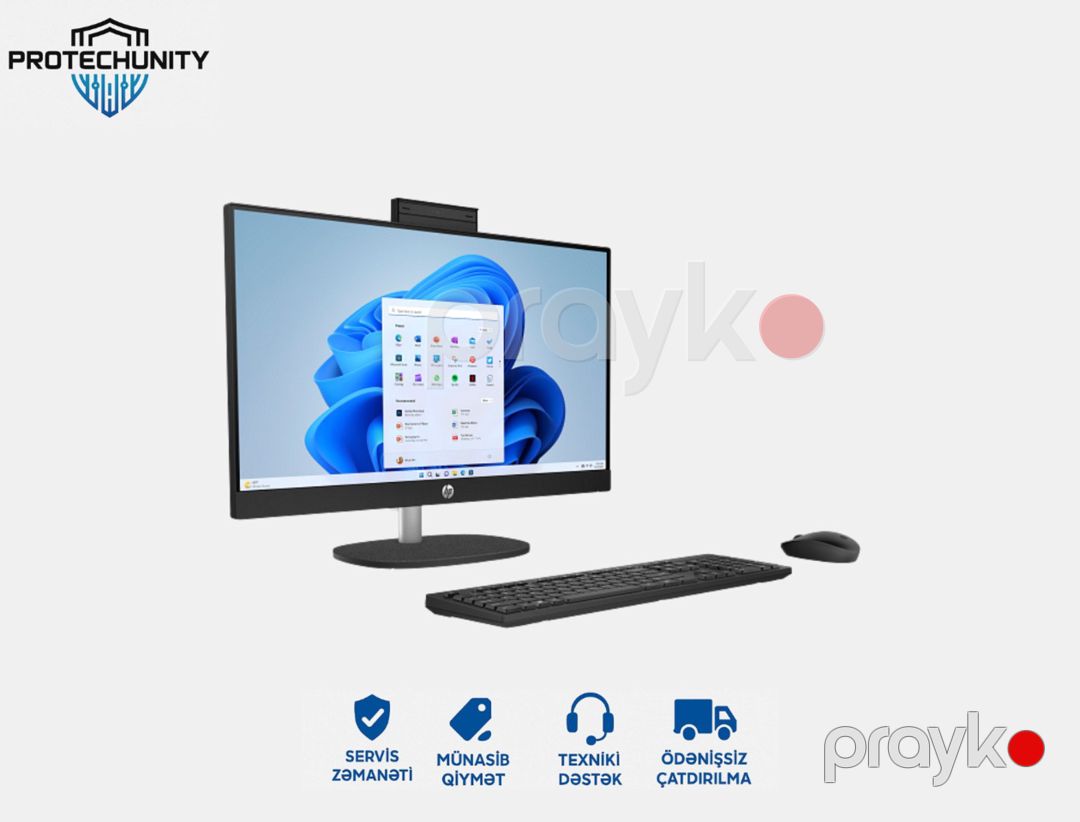 Monoblok HP All-in-One 24-cr0041ci (7X9U8EA) — Masaüstü kompüterlər, Bakı (3)