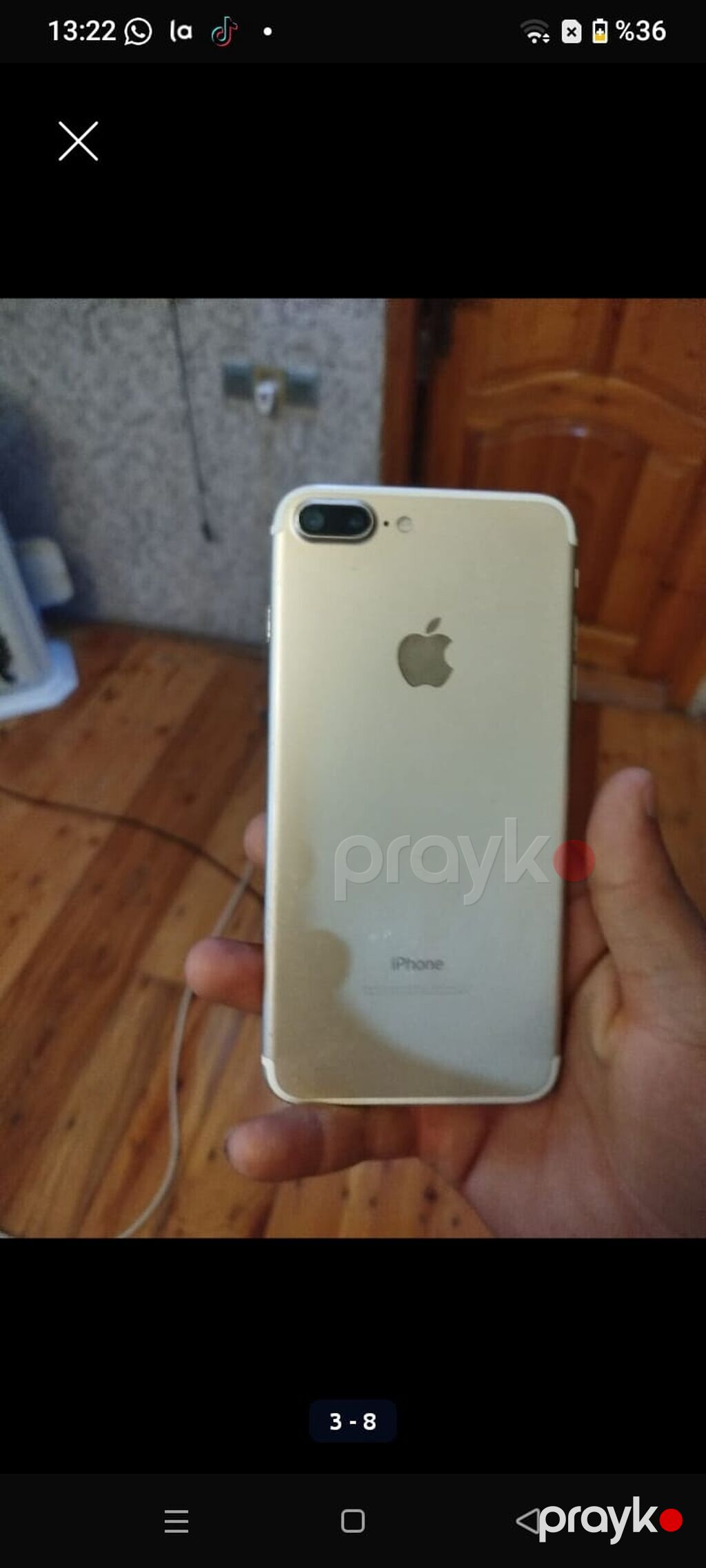 IPhone 7 Plus, Qızılı, Barmaq izi — Apple iPhone, Saatlı (2)