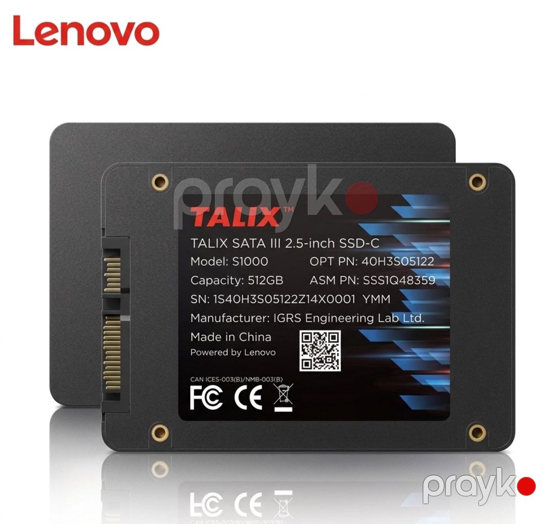 Lenovo Talix 512GB Sata III 2.5" SSD — Kompüterlər və noutbuklar, Bakı (2)