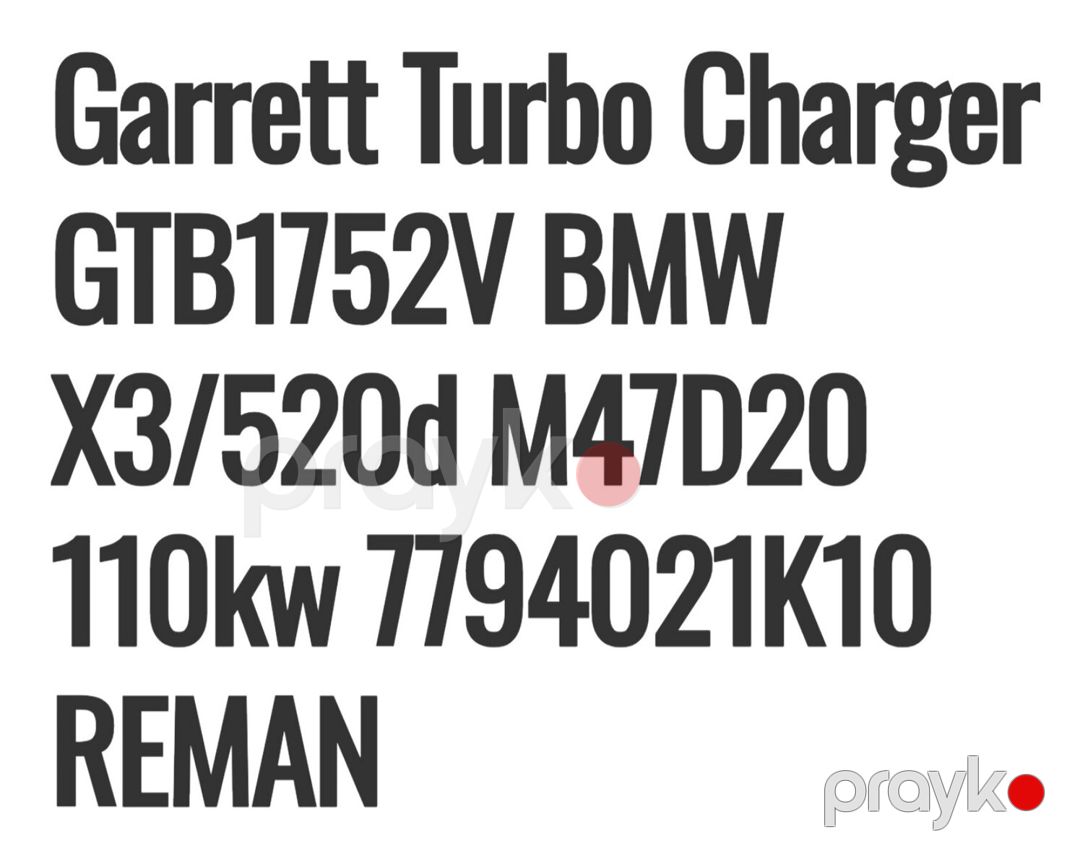 BMW M47 mühərrikin turbosu — Ehtiyat hissələri və aksesuarlar, Bakı (6)