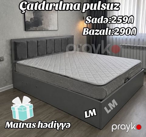 Müasir dizaynlı iki variantda taxt çarpayı: - Sada model – 259₼ — Digah