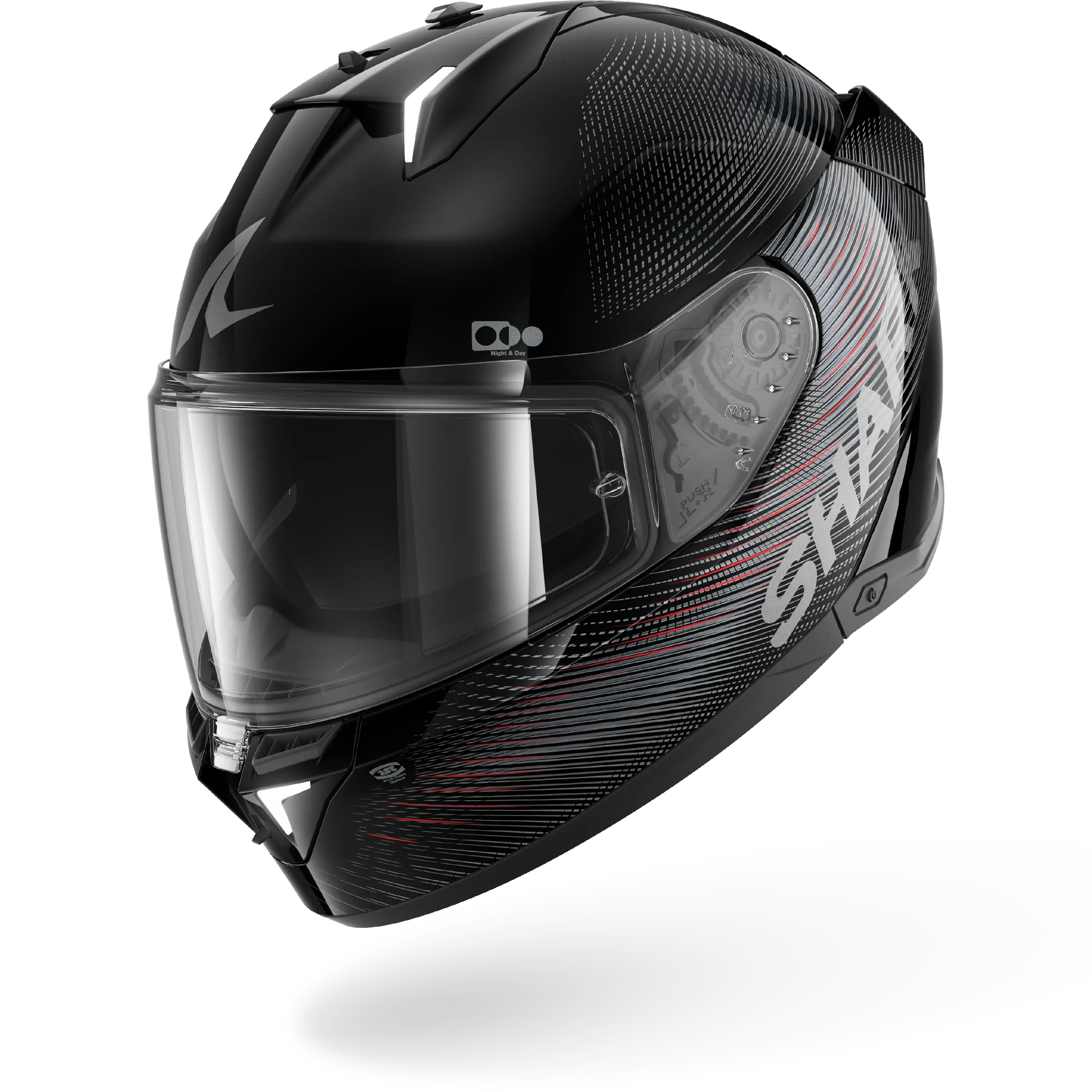 Dəbilqə Shark Skwal i3 SP Lyne Black Anthracite Red, XL (HE0808EKARXL) — Bakı