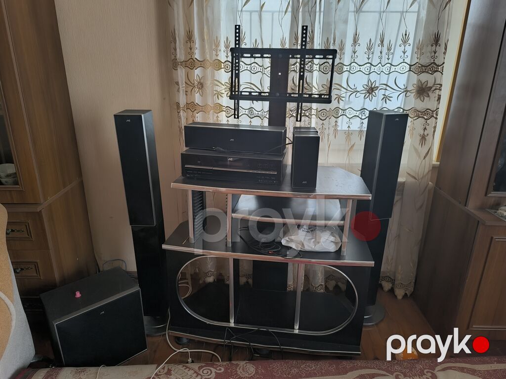 JVC ev kinoteatrı komplekti 6 ədəd kalonka. Mərkəzin flashkart girişi — Akustik sistemlər, Bakı (2)