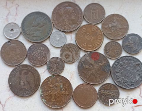 19 старых монет -45 манат. 19 qədim qəpik - 45 manat — Bakı
