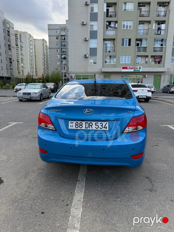 Hyundai Accent, 1.4 L, 2017 il, 75 100 km — Avtomobillər, Bakı (4)