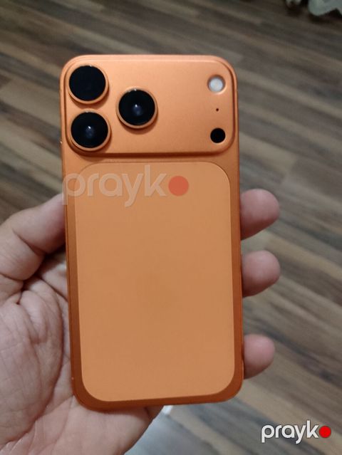 Məhsul: Narıncı rəngli smartfon (Apple tərzində dizayn) iPhone x 17 — Bakı