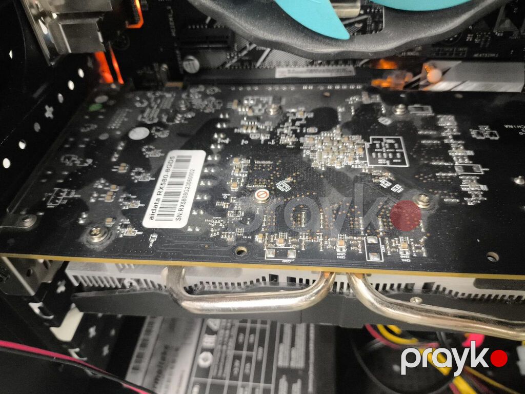 Videokart Radeon RX 580, 8 GB, İşlənmiş — Qrafik kartlar, Bakı (3)