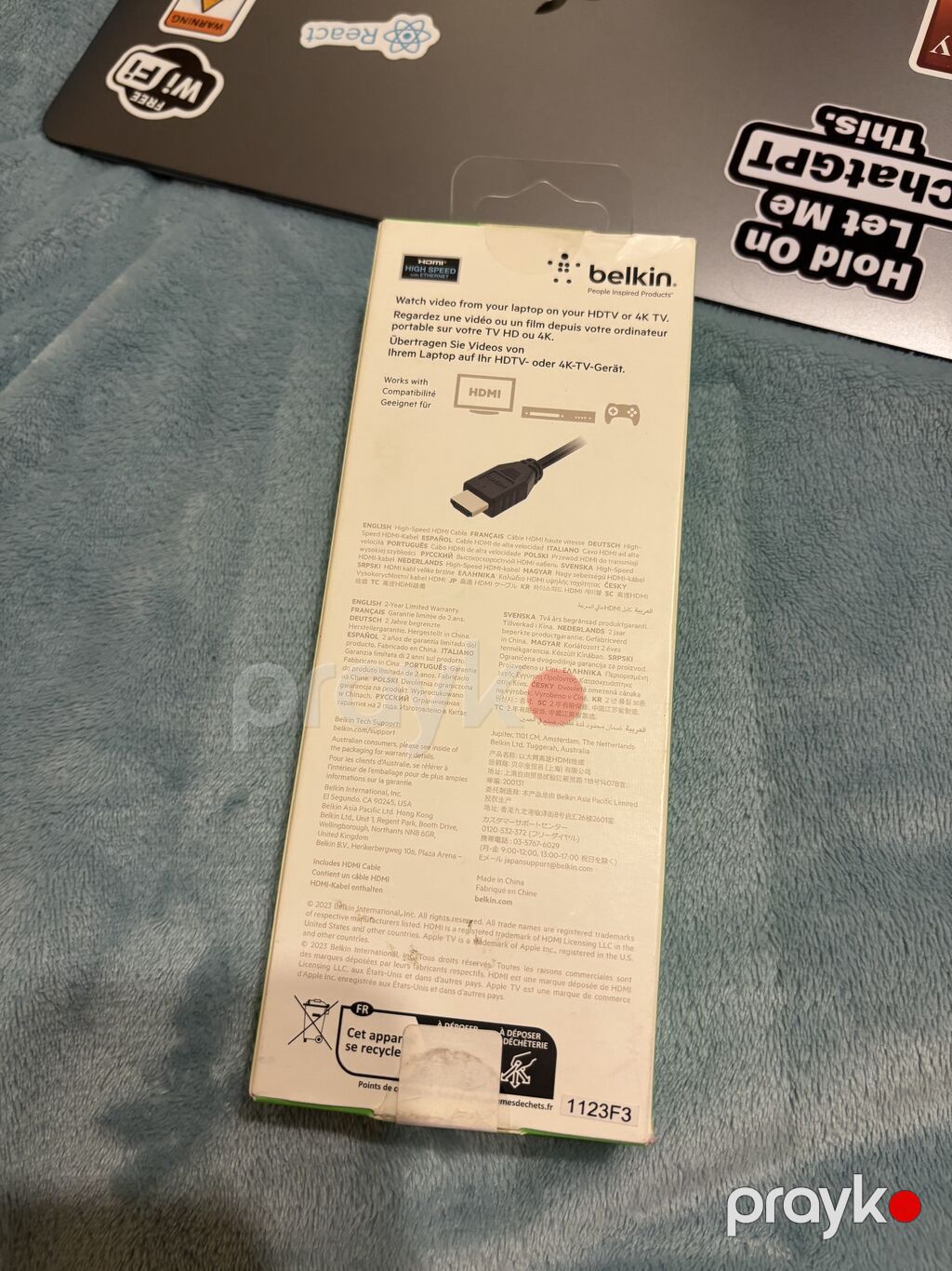 Belkin HDMI kabeli 1.5 m Orijinal Belkin HDMI kabeli. Video və səs — Video kabel və adapterlər, Bakı (2)