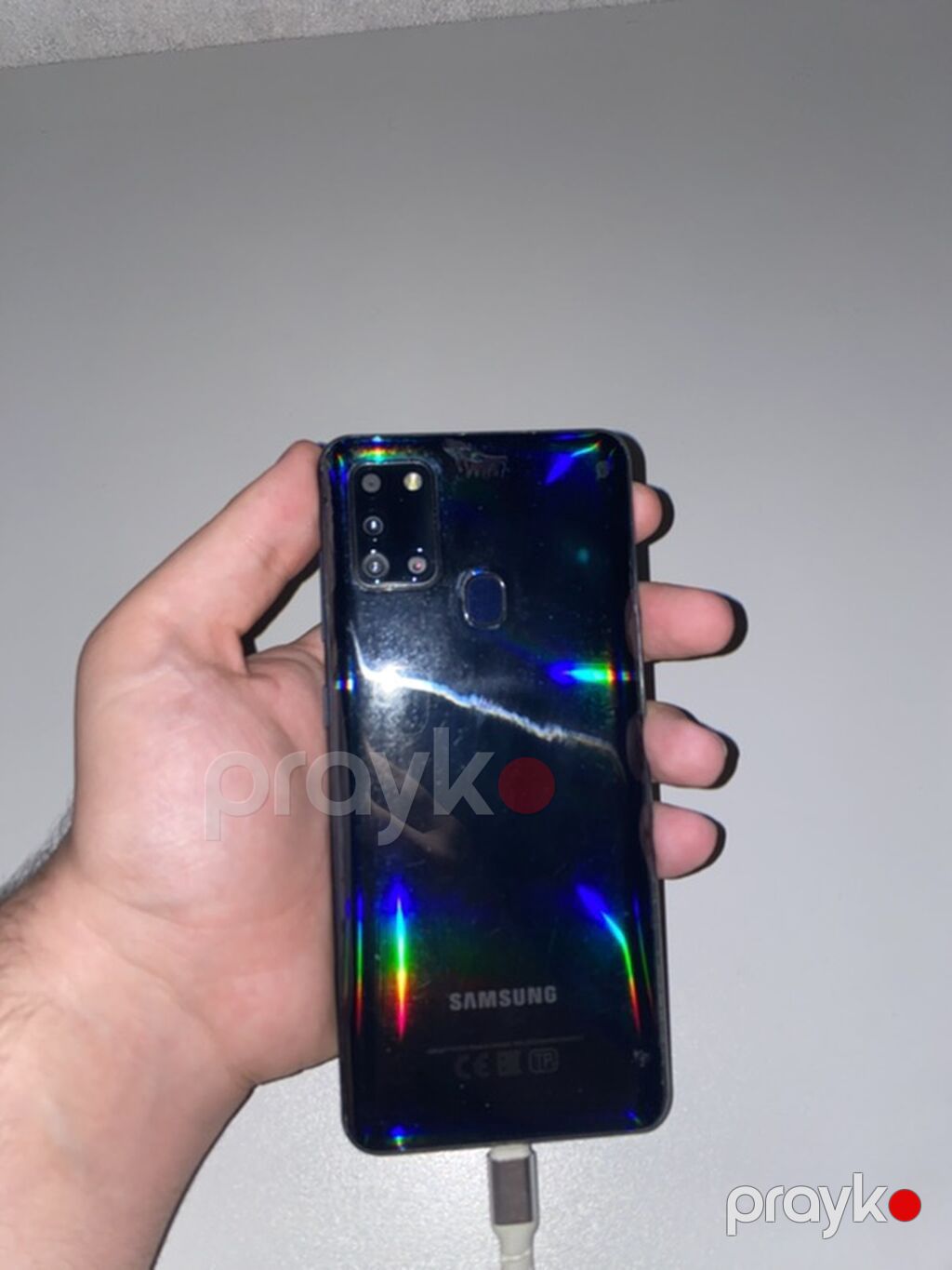Samsung Galaxy A21S, 64 GB, rəng - Göy, Barmaq izi — Samsung, Masazır (3)
