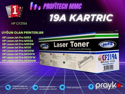 Kartric 19A (CF19A-CF219A) — Bakı