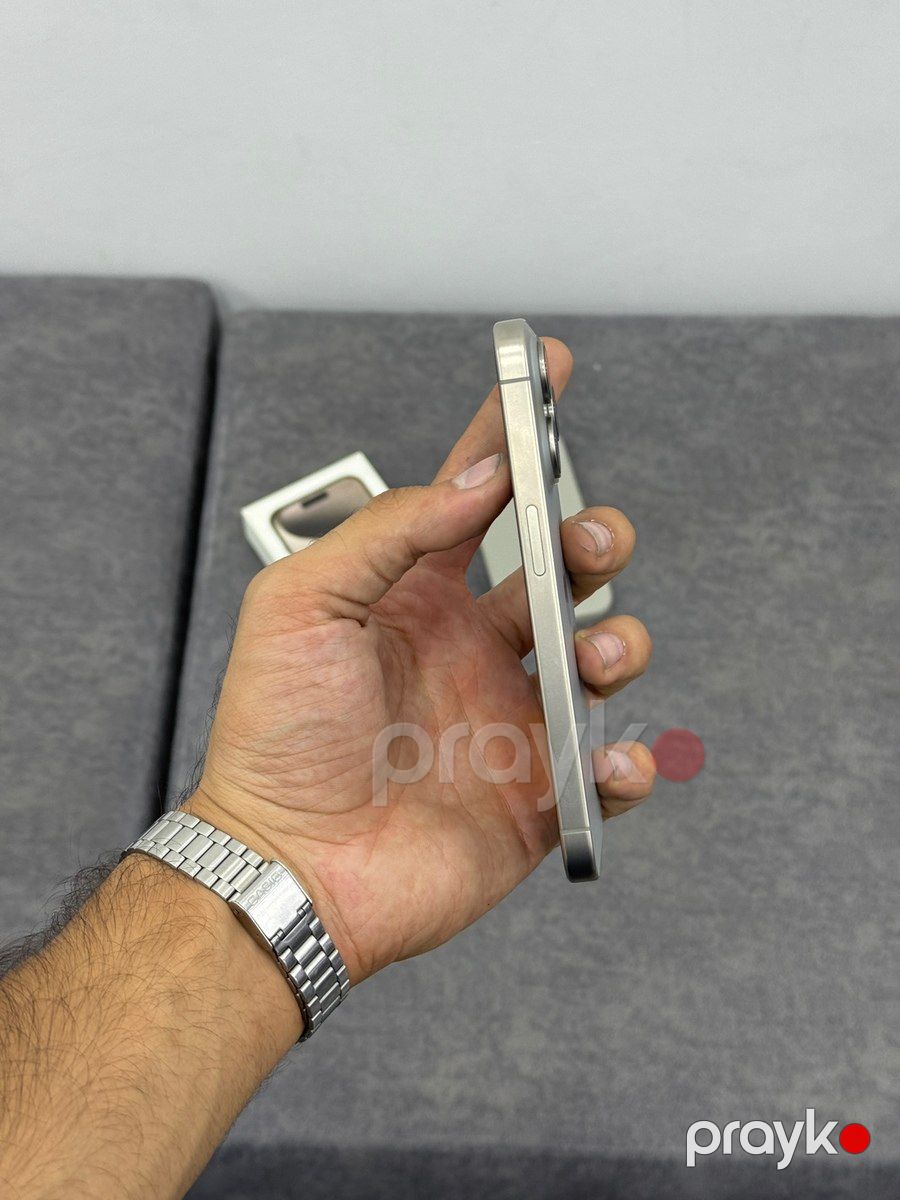 Apple iPhone 15 Pro Natural Titanium 128GB/8GB — Smartfonlar, Bakı (4)