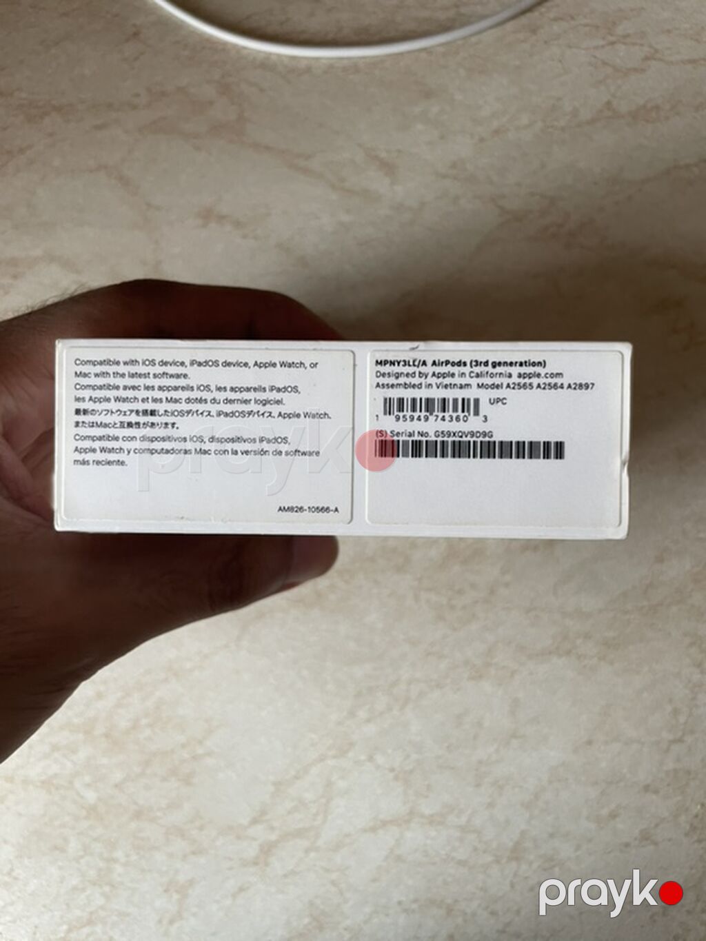 Apple AirPods (3-cü nəsil) – Lightning şarj qutusu ilə İdeal — Qulaqcıqlar, Bakı (3)