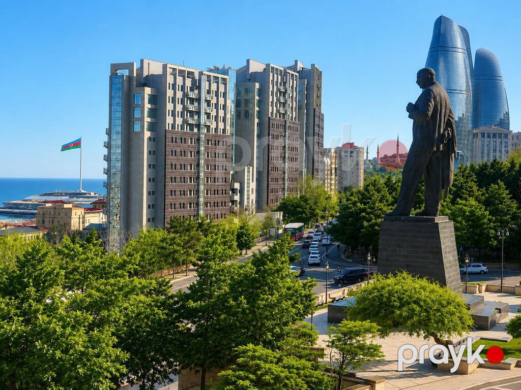 Yasamal rayonu, Elmlər metrosunun yaxınlığı, Nərimanov Heykəlinin — Mənzil, Bakı (9)